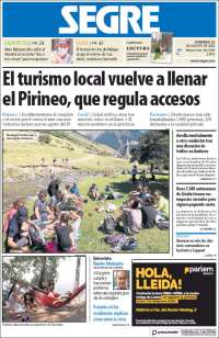 Portada de Segre  (Espa&ntilde;a)