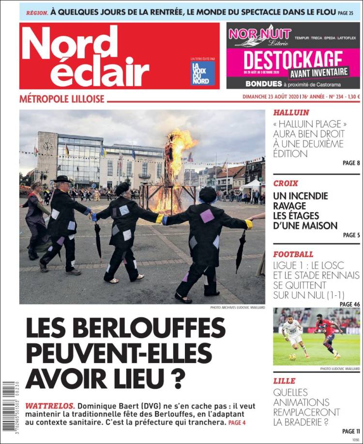 Portada de Nord Éclair (Francia)