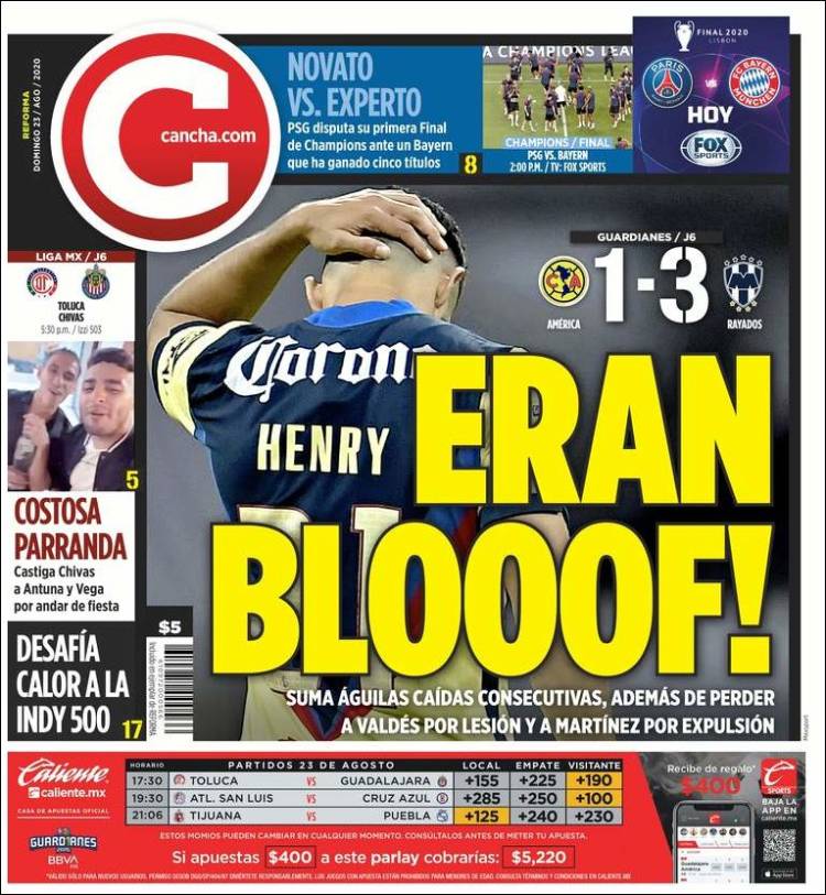 Portada de Cancha (M&eacute;xico)