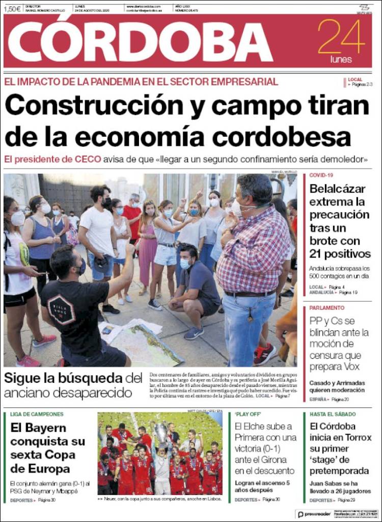 Portada de Diario de Córdoba (Espa&ntilde;a)