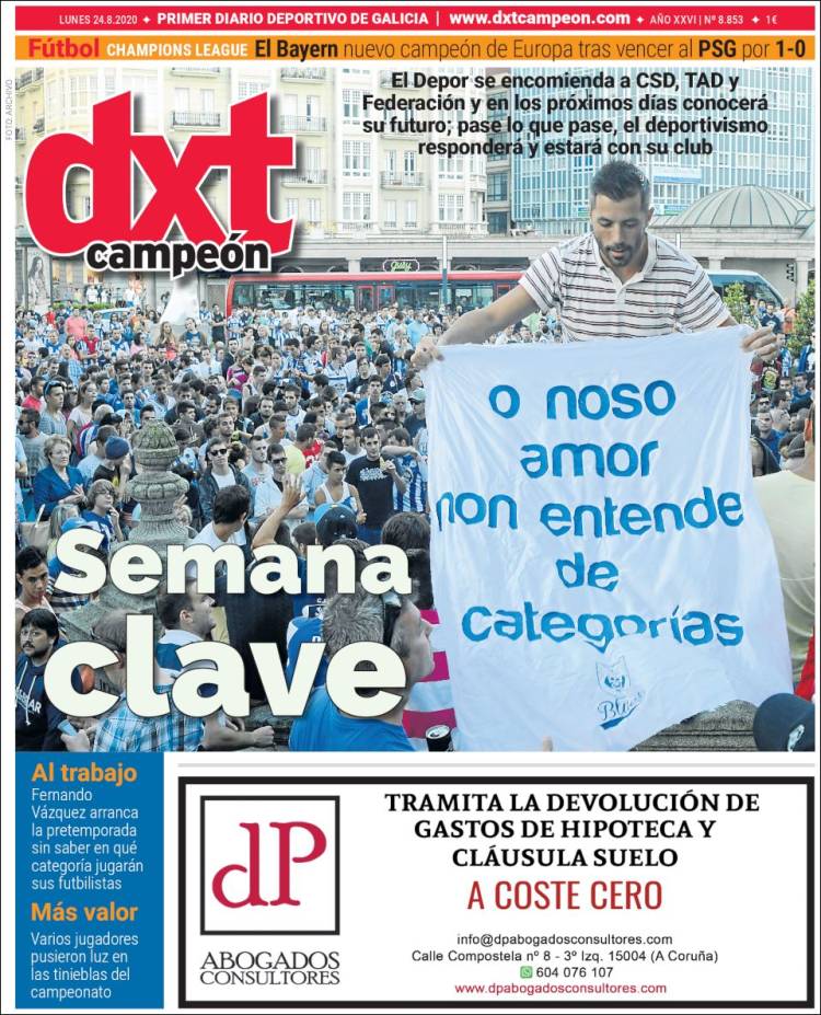Portada de DTX Deporte Campeón (Espa&ntilde;a)