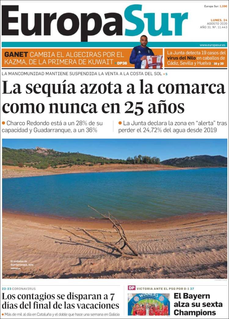 Portada de Europa Sur (Espa&ntilde;a)