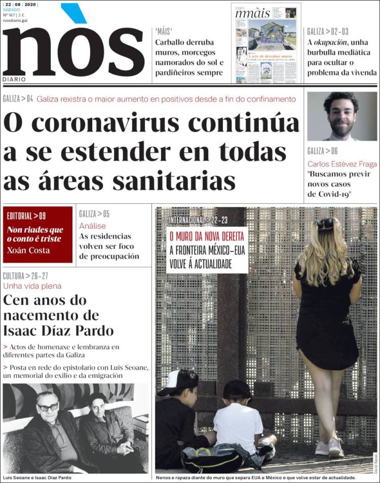 Portada de Nòs Diario (Espa&ntilde;a)