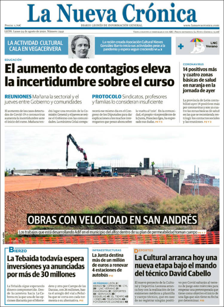 Portada de La Nueva Crónica (Espa&ntilde;a)