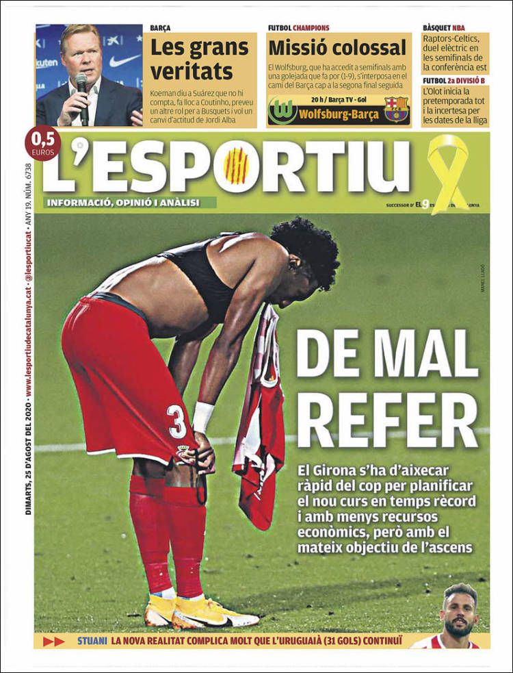 Portada de L'Esportiu : Girona (Espa&ntilde;a)