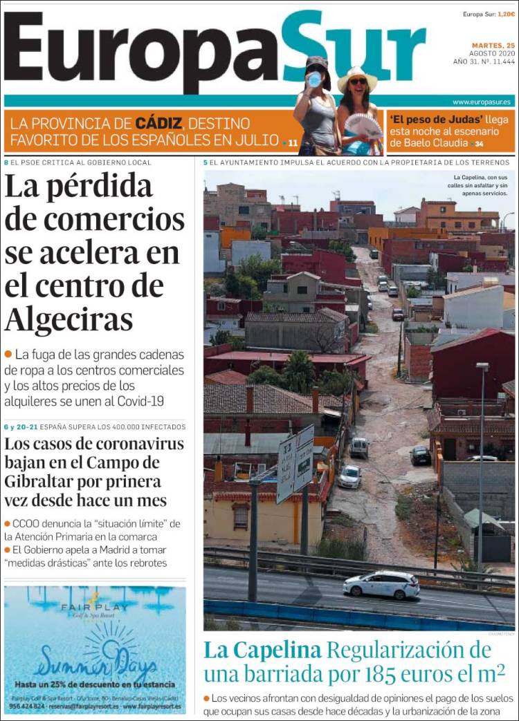 Portada de Europa Sur (Espa&ntilde;a)