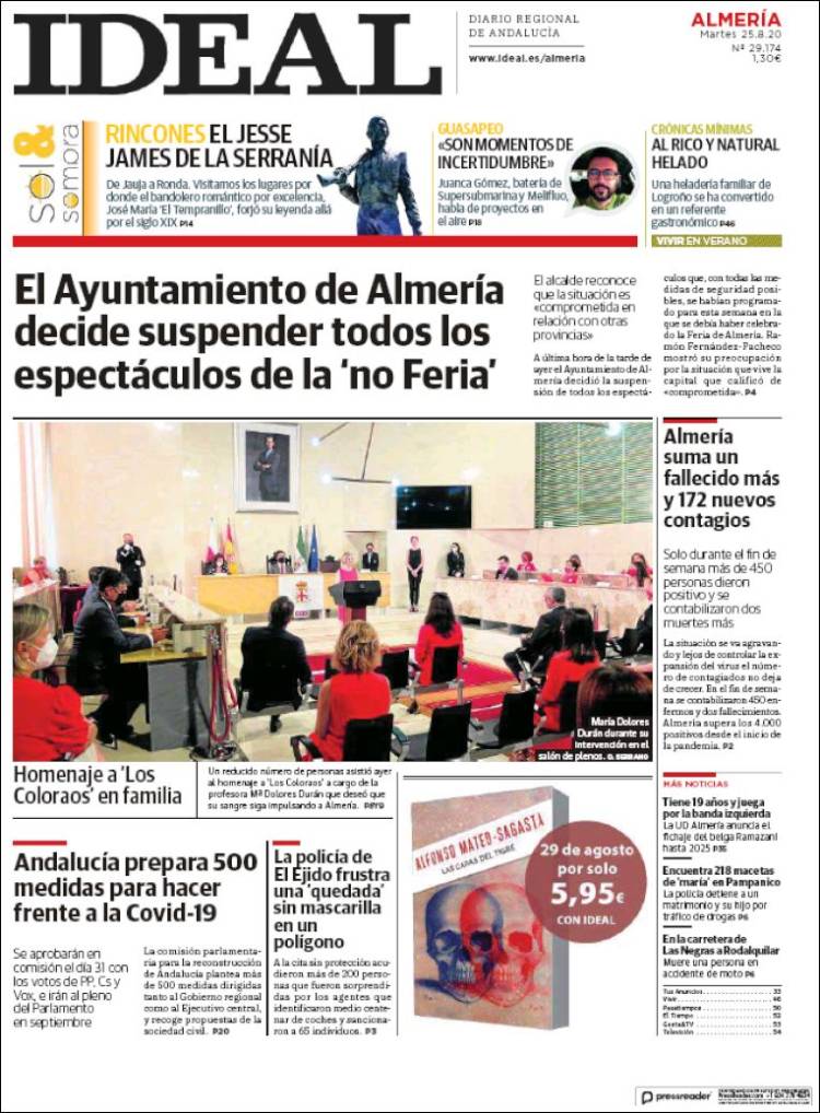 Portada de Ideal Almeria (Espa&ntilde;a)
