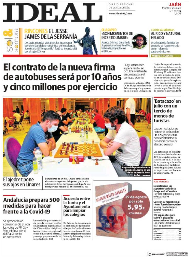 Portada de El Ideal de Jaén (Espa&ntilde;a)
