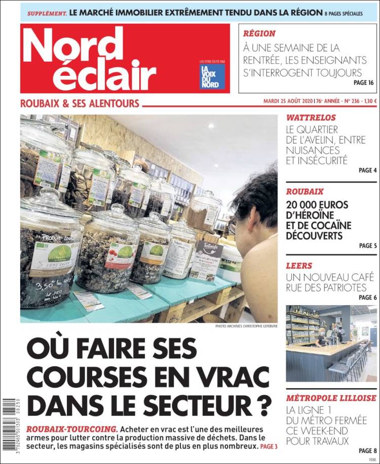 Portada de Nord Éclair (Francia)