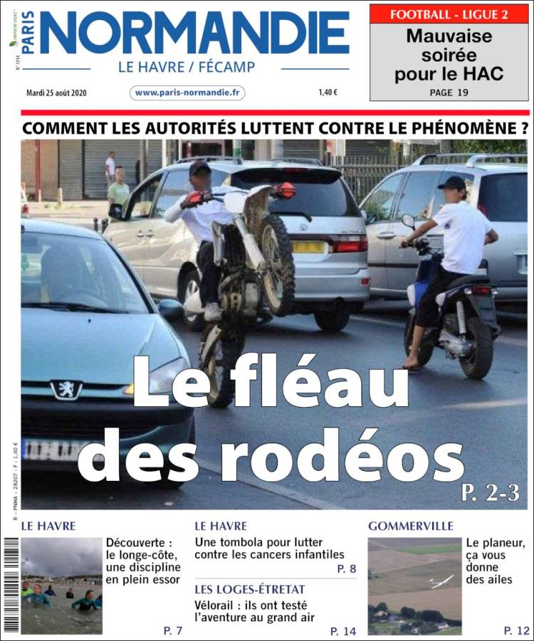 Portada de Progres de Fecamp (Francia)