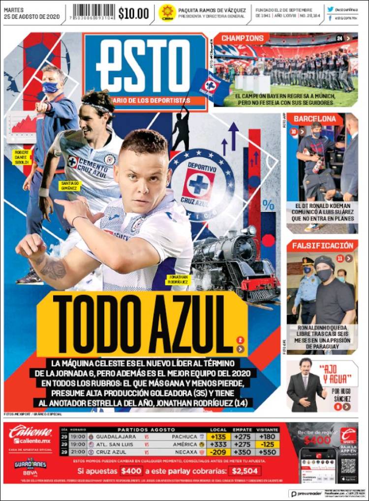 Portada de Esto (M&eacute;xico)