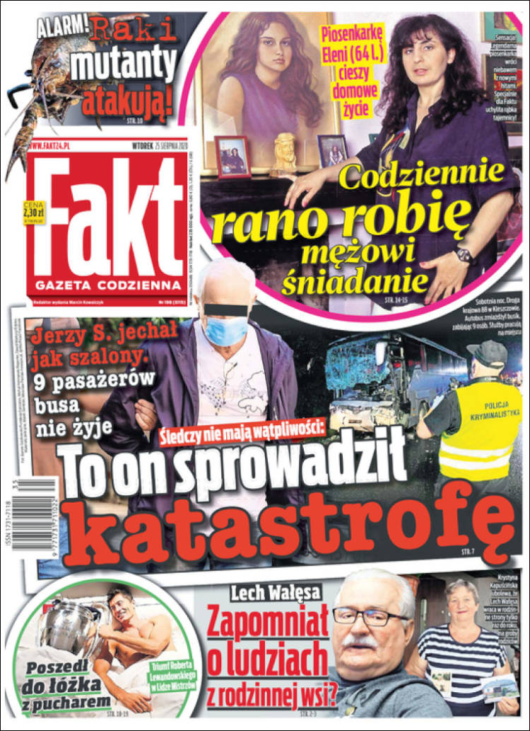 Portada de Fakt (Polonia)