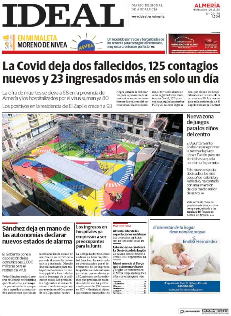 Portada de Ideal Almeria (Espa&ntilde;a)