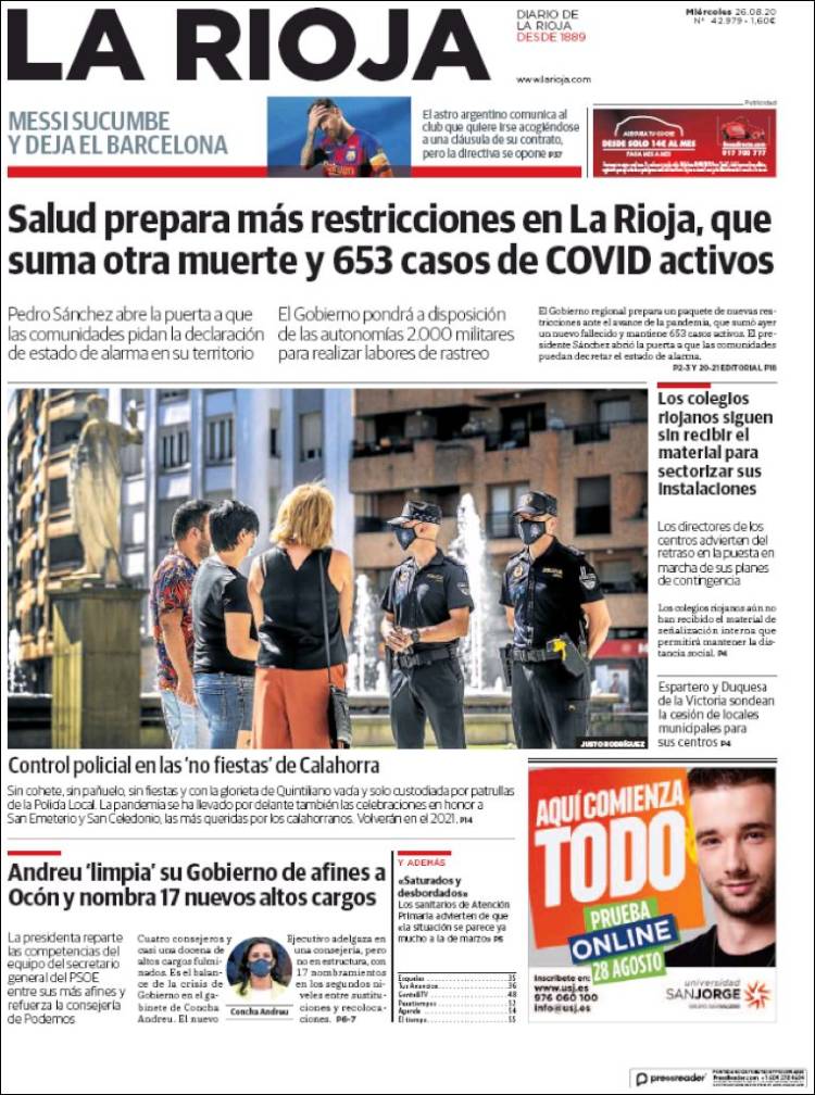 Portada de La Rioja (Espa&ntilde;a)