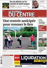 Portada de Le Journal du Centre (Francia)