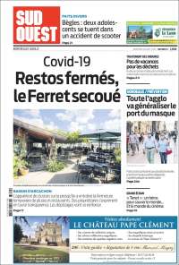 Portada de Sud Ouest (Francia)