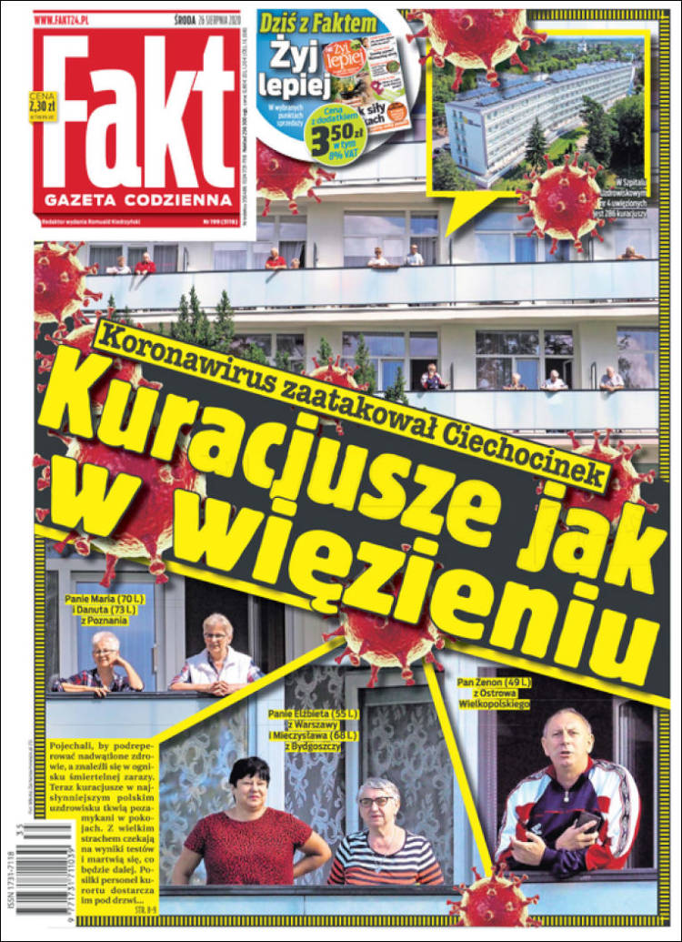 Portada de Fakt (Polonia)