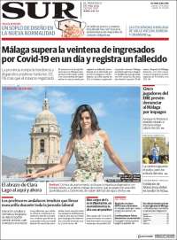 Portada de Diario el Sur (España)