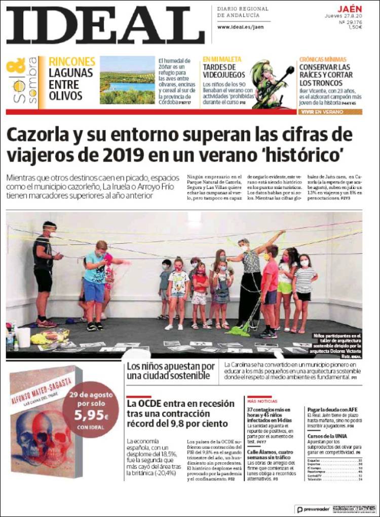 Portada de El Ideal de Jaén (España)