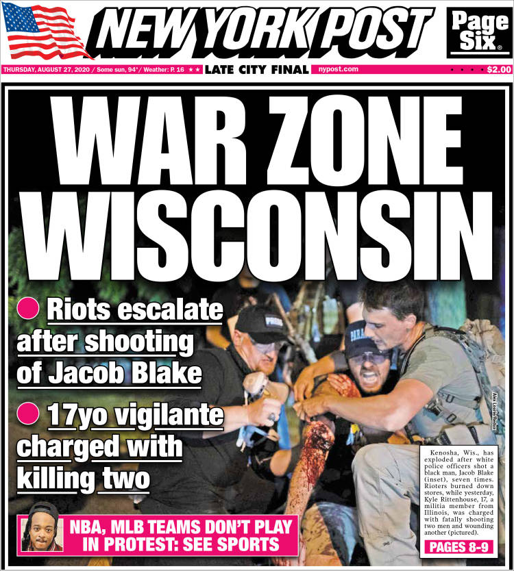 Portada de New York Post (USA)