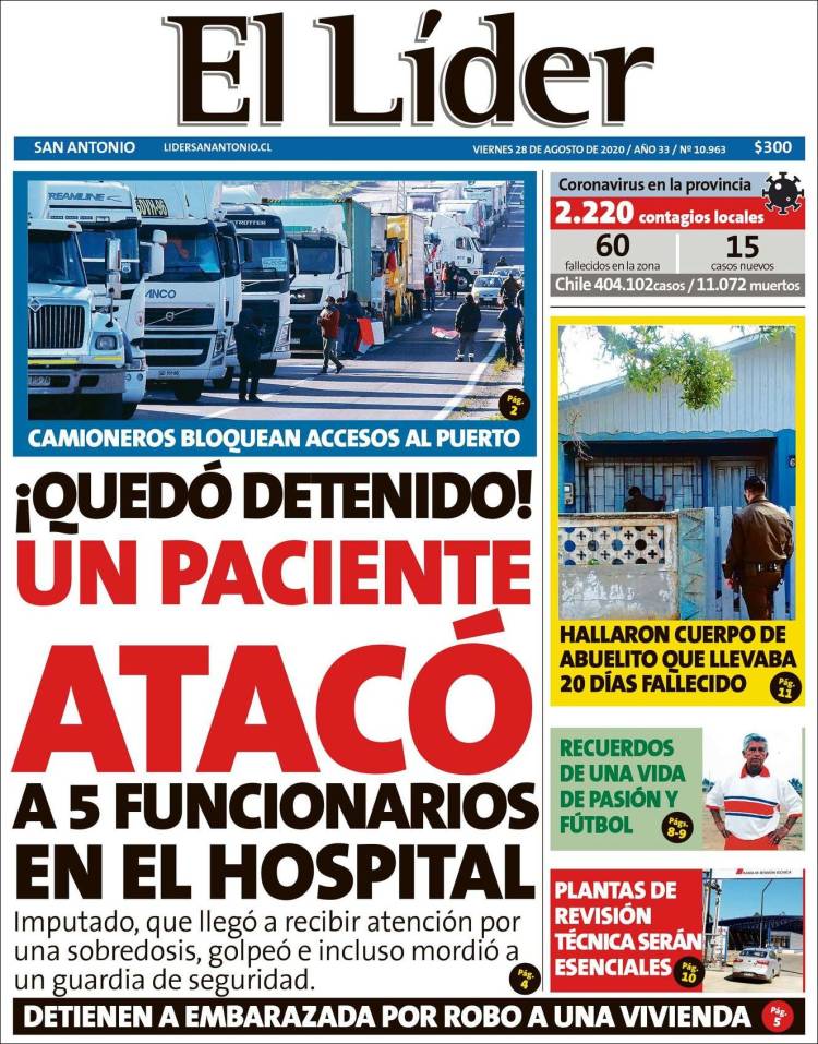 Portada de Lider de San Antonio (Chile)