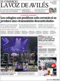 Portada de El Comercio - Avilés (Espa&ntilde;a)