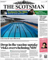 Portada de The Scotsman (Reino Unido)