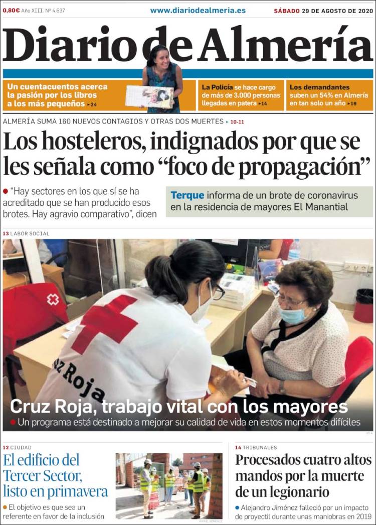 Portada de Diario de Almería (Espa&ntilde;a)