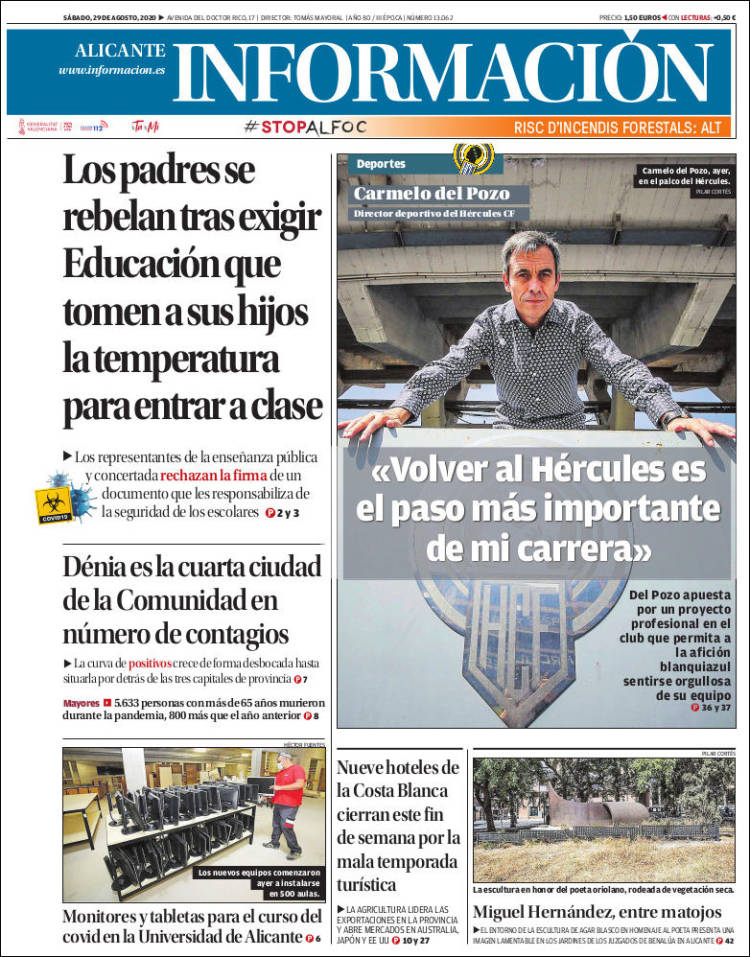 Portada de Diario Información (Espa&ntilde;a)