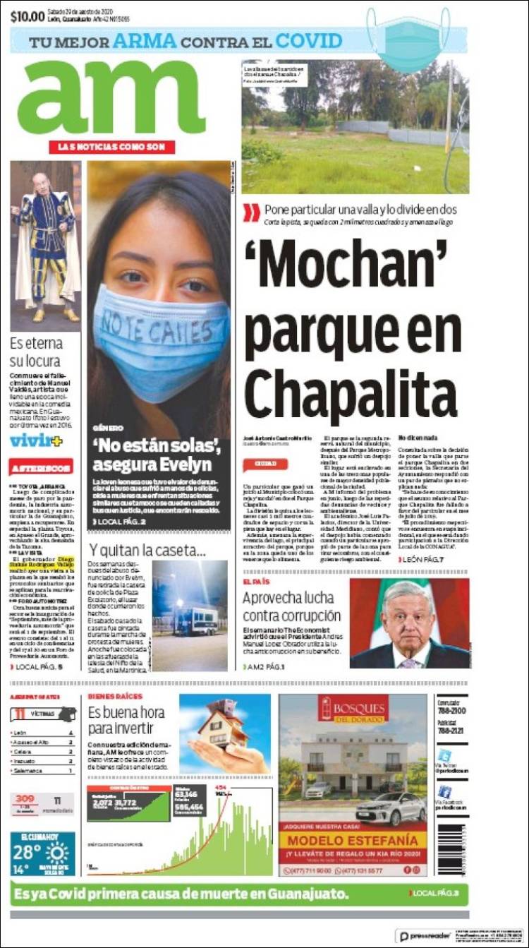 Portada de Al Día A.M. (México)