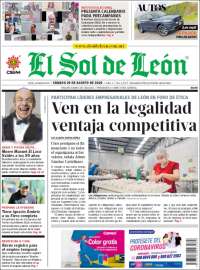 Portada de El Sol de León (México)