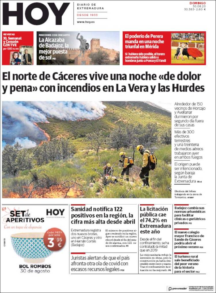 Portada de Hoy - Caceres (España)