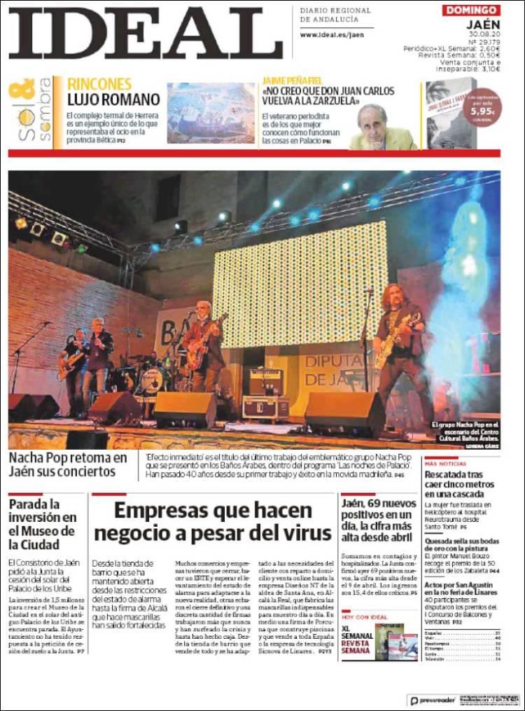Portada de El Ideal de Jaén (España)