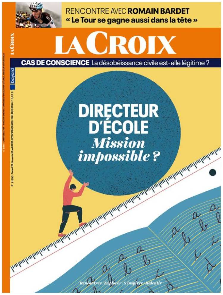Portada de La Croix (Francia)