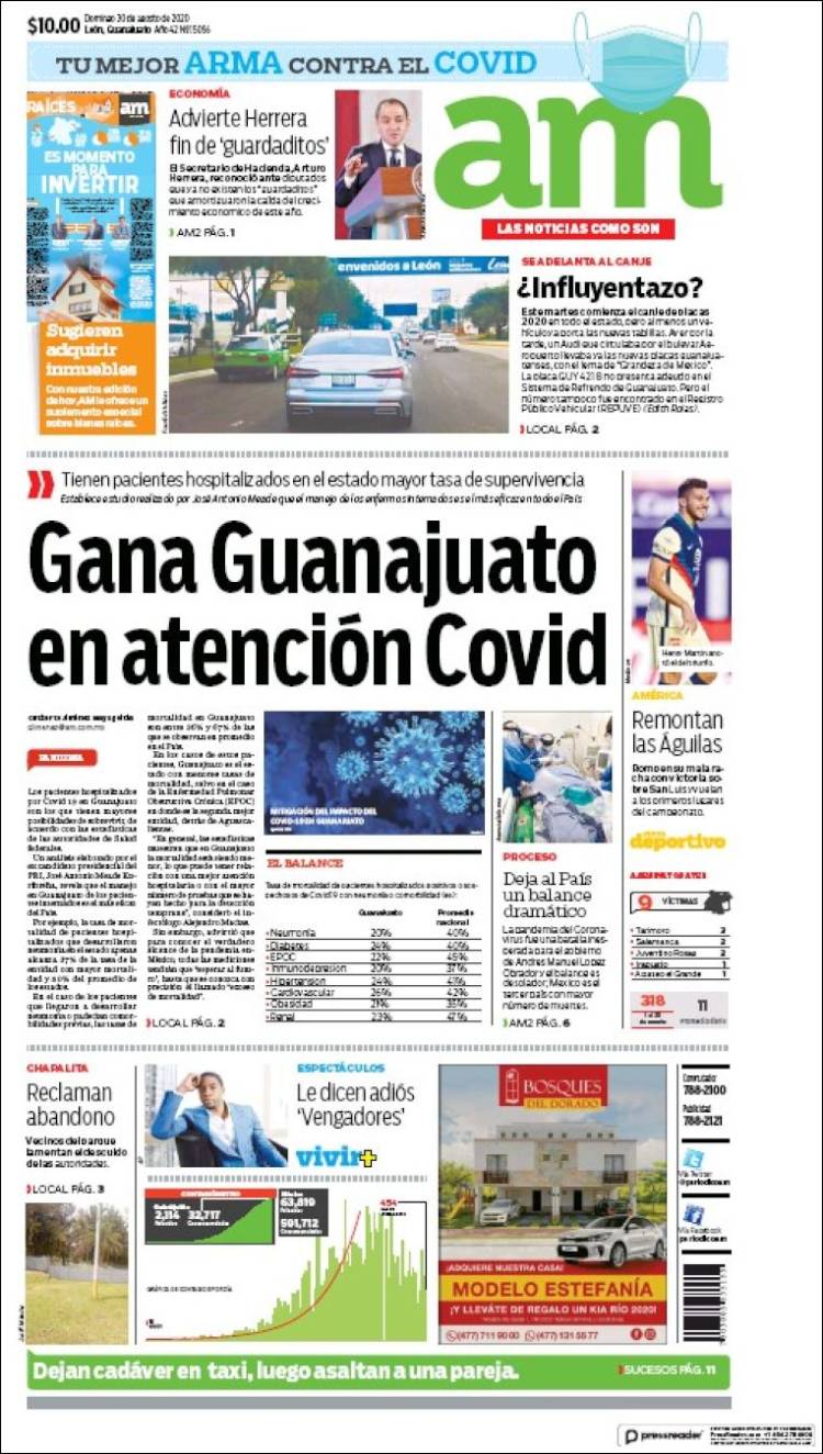 Portada de Al Día A.M. (M&eacute;xico)