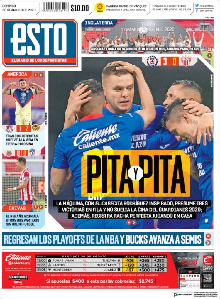 Portada de Esto (M&eacute;xico)