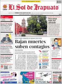 Portada de El Sol de Irapuato (M&eacute;xico)