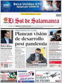 Portada de El Sol de Salamanca (M&eacute;xico)