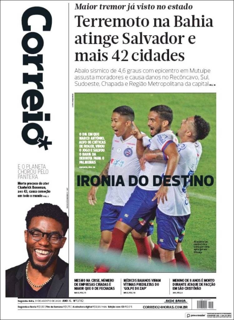 Portada de Correio* (Brasil)
