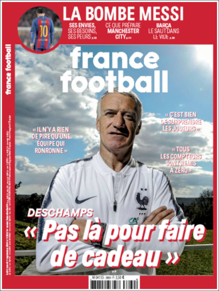 Portada de France Football (Francia)