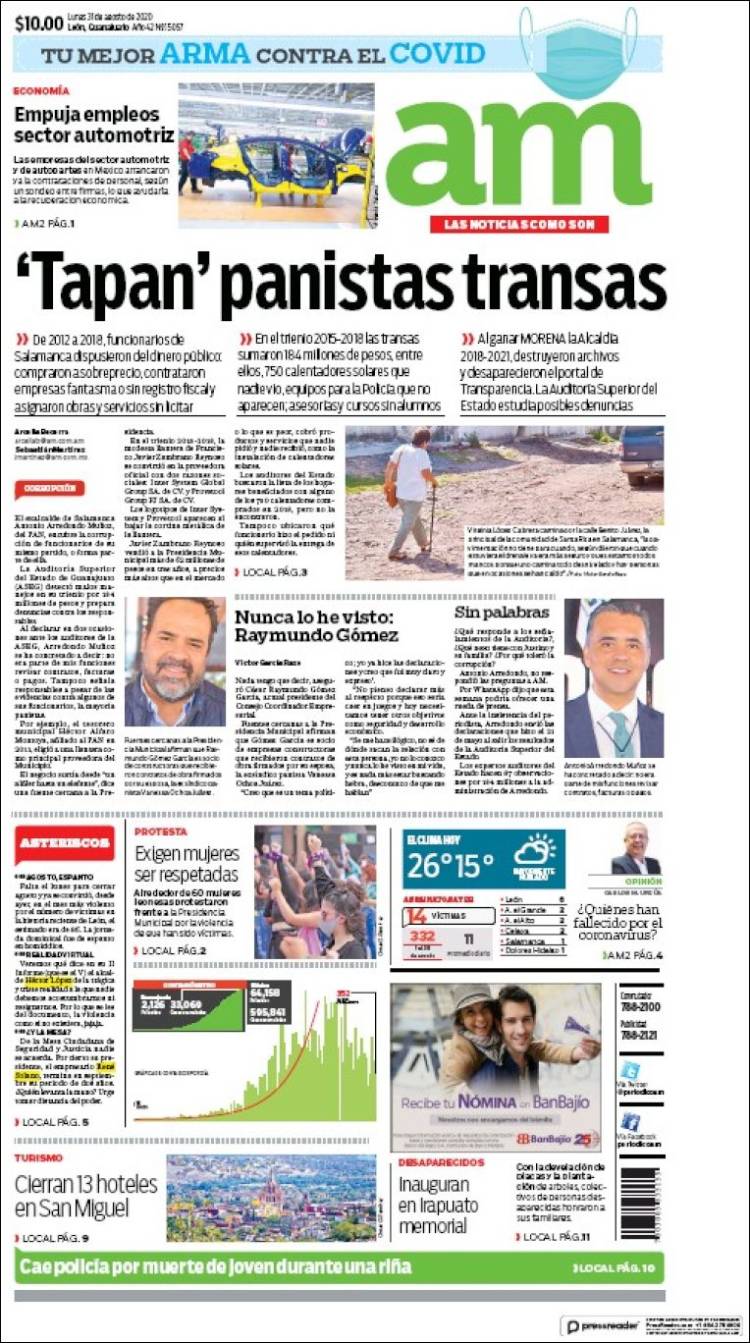 Portada de Al Día A.M. (M&eacute;xico)