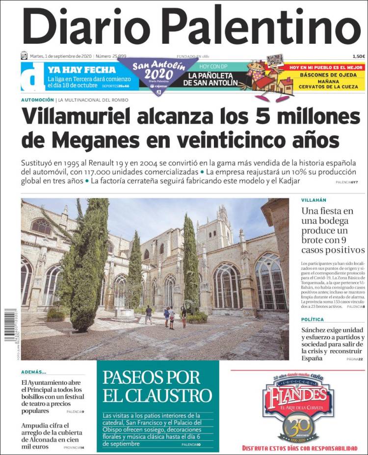 Portada de Diario Palentino (Spain)