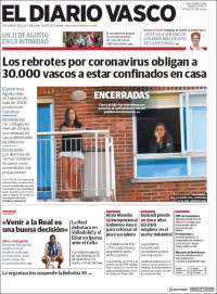 Portada de Diario Vasco (España)