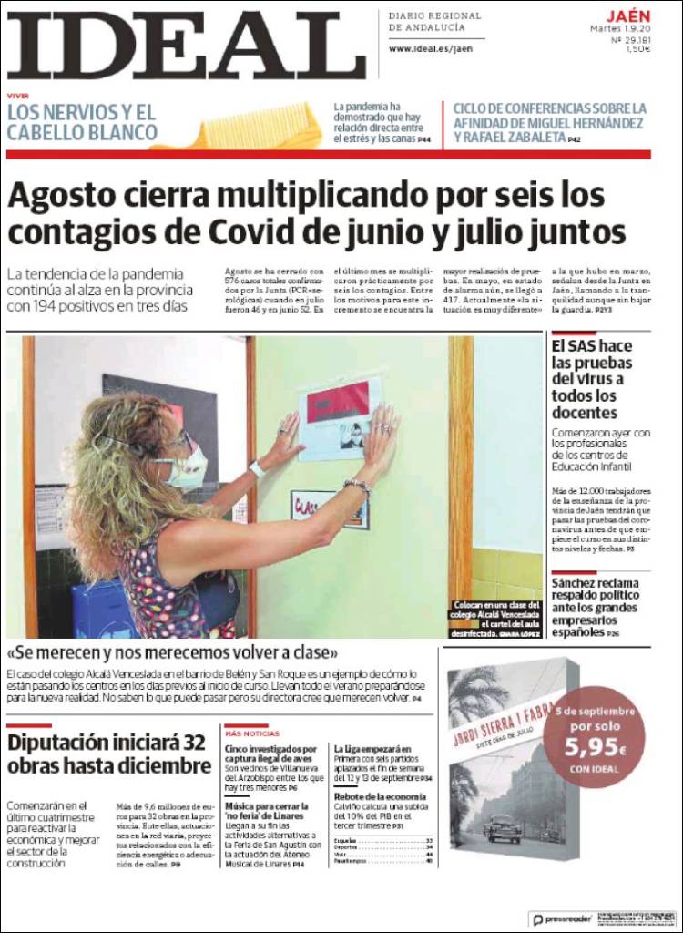 Portada de El Ideal de Jaén (Spain)