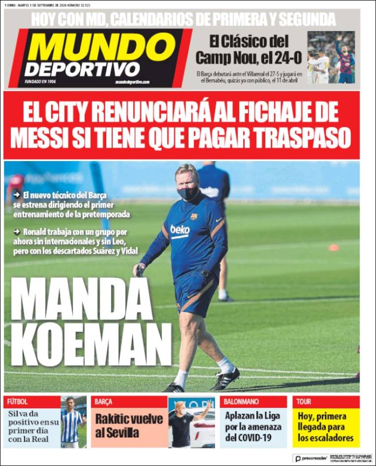 Portada de El Mundo Deportivo (Spain)