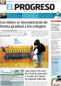 Portada de El Progreso (España)