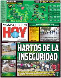 Portada de San Luis Hoy (México)