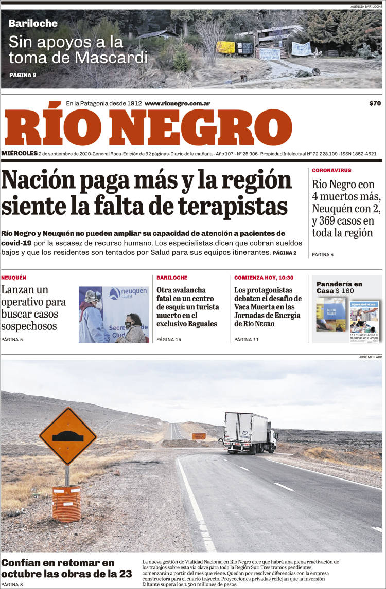 Portada de Rio Negro (Argentina)