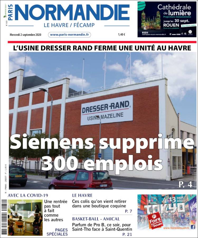 Portada de Progres de Fecamp (Francia)