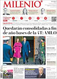 Portada de Milenio - Jalisco (México)